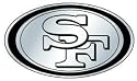 San Francisco 49ers Silver Auto Emblem