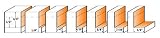 CMT 835.001.11 Variable Depth From 1/8 to 1/2, 1/2 Cutting Height, 1/4 Shank Rabbeting Router Bit Set
