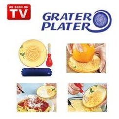 Grater Plater- w/ Bonus Rolling Garlic Peeler