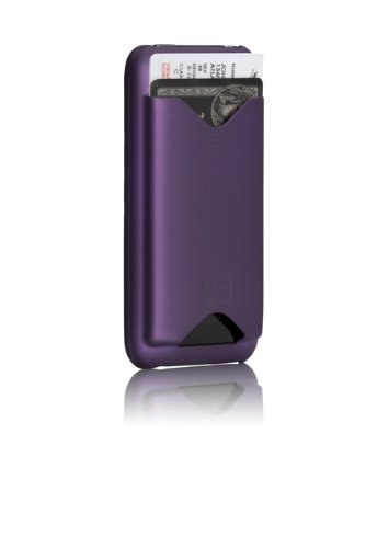 Case-Mate iPhone3G/3GS 専用 カードホルダー付ハードケース ID Case マット・パープル IPH3GID-PRP
