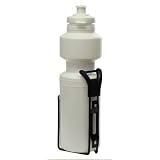 Sunlite 28oz Bicycle Water Bottle W/Steel Cage White