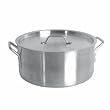 Brazier w/Cover, 20 Qt., Induction Ready, Stainless