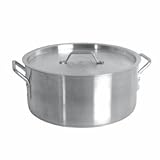Brazier w/Cover, 20 Qt., Induction Ready, Stainless