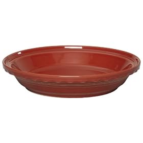 Buy Fiesta 10-1 4-Inch Deep Dish Pie Baker, Scarlet