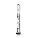 Sterling Silver Antiqued Clarinet Charm with 20 inch Sterling Silver Chain