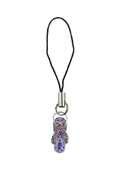 Cell Phone Charm - C35 - Strap Style - Flip Flop Slipper ~ Tanzanite (Purple)