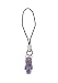 Cell Phone Charm - C35 - Strap Style - Flip Flop Slipper ~ Tanzanite (Purple)