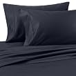EGYPTIAN LINENS 1200 TC QUEEN NAVY EGYPTIAN COTTON SOLID SHEET SET 1200TC