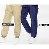 キルト防寒インナーパンツ　(防寒ズボン・インナーパンツ/ネイビー・Mサイズ)　S80