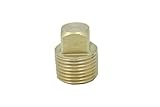 ノーブランド品　ブラス四角型プラグ　パイプフィッティング１/４" Male NPT　　５０個入り
