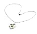 High Polished Stainless Steel Lucky Charm Four Leaf Clover Necklace, Lucky Clover Necklace for Women