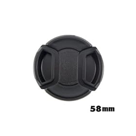 58mm Lens Cover Cap for Cameras (Black) + Worldwide free shiping