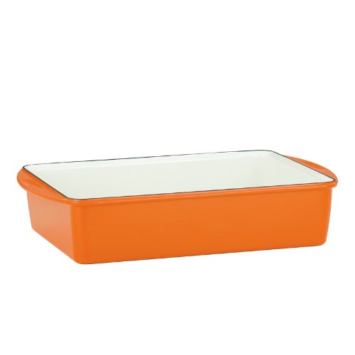 Mario Batali by Dansk Classic 13 x 9 x 3 in. Deep Lasagna/Roaster - Persimmon