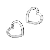 Hot Diamonds Just Add Love Stud Silver And Diamond Earrings
