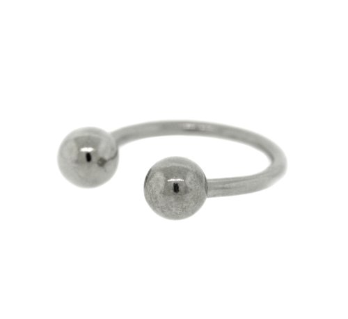 Horse Shoe Barbell Body Piercing Stainless Steel Rods with Stainless Steel Balls; 16 gauge;