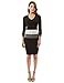 PattyBoutik Women's Block Color Long Sleeve Dress