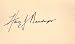 Henry Bendinger Milwaukee Brewers signed autographed 3X5 Index Card JSA - MLB Cut Signatures