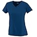 Augusta Sportswear Women's Standard Wicking t-Shirt, Navy, Small