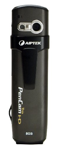 Aiptek PenCam Trio HD 8 GB Camcorder Value Pack (Black)
