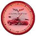 Corvette C6 Red Neon 20" Wall Clock Car Made In USA New