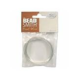 Silver Plated German Bead Craft Wire 16 Gauge 1.2 Dia 9.8 Feet 3 Meters