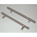 G1 Möbelgriff Möbelgriffe Edelstahl Finish BA 96 mm