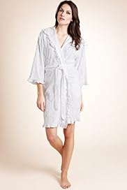Per Una Cotton Rich Textured Heart Dressing Gown