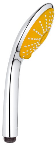 Grohe 27690000 Vitalio Joy massage Handbrause, 2 Strahlarten mit Dimmer, gelb