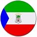 Equatorial Guinea Flag Round Mouse Pad