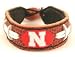 Sporting Goods : Nebraska Huskers Classic Football Bracelet