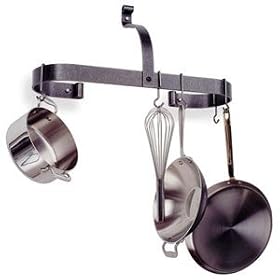 Enclume PR6-HS Premier Hammered Steel Oval Pot Rack 27-in.