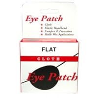 EYE PATCH FLAT CLOTH BLACK 1 EACH