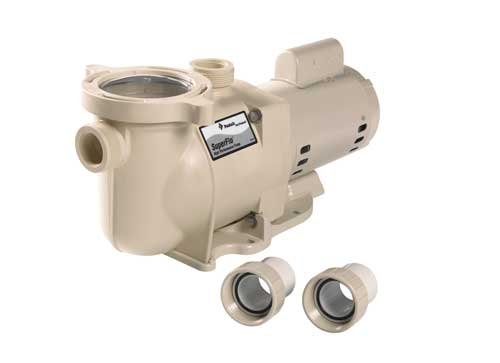 Pentair 340039 Stainless Steel SuperFlo Single-Speed Almod Pool Pump, 1-1/2-Horsepower 115/230-Volt Single-Phase