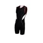 Descente Men's Running  C6 Tri Suit, Black/White, Small