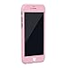 ABC 360° Full Body Protective Case+Tempered Screen For iPhone 6 Plus 5.5 inch (Pink)