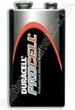 Electronics : Duracell Procell Battery Alkaline 9V Ref MN1604 [Pack 10]