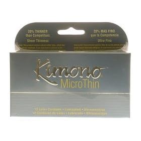 Kimono MicroThin Lubricated Condom 12, 36, 100 Pack LOW SHIPPING!