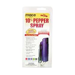 Mace 10% Pepper Spray, Hard Key Case Model, Purple Color