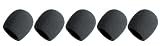 Microphone Windscreens Black Foam 5 Pack
