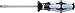 Wera 05032007001 Kraftform Stainless 3334 Stainless Steel Slotted Screwdriver, Lasertip, 10mm Head, 8