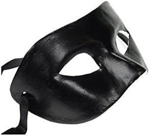 Venetian Masks 10+ Styles - CCEnterprises (Black Phantom Paper Mache Mask)