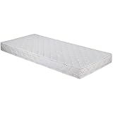 Badenia Bettcomfort 3887860143 Roll-Komfortmatratze, Trendline BT 100 H2 140 x 200 cm, weiß