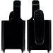 Premium Swivel [Plastic] Holster for Blackberry Pearl 8100, Black