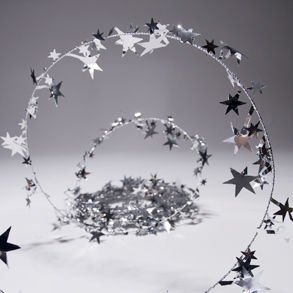 Silver Star Garland