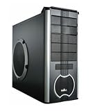 ENERMAXUSA ECA3052-BS CHAKRA NO PS System Cabinet - Black with Silver aluminum eSATA