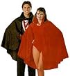 Cape, 45" Red Nylon Cape
