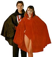 Cape, 45" Red Nylon Cape