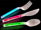 Glow in the Dark Disposable Cutlery set