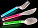Outdoor Living : Glow in the Dark Disposable Cutlery set
