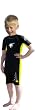 Size 2 (3-4Yr) Yellow Childrens shortie wetsuit. 2mm neoprene. Ideal for beach or swimming pool.